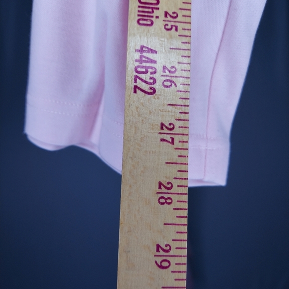 Only Necessities Pants 3X Petite Pink Pullon Stretch Elastic Pocket Straight - Picture 5 of 6